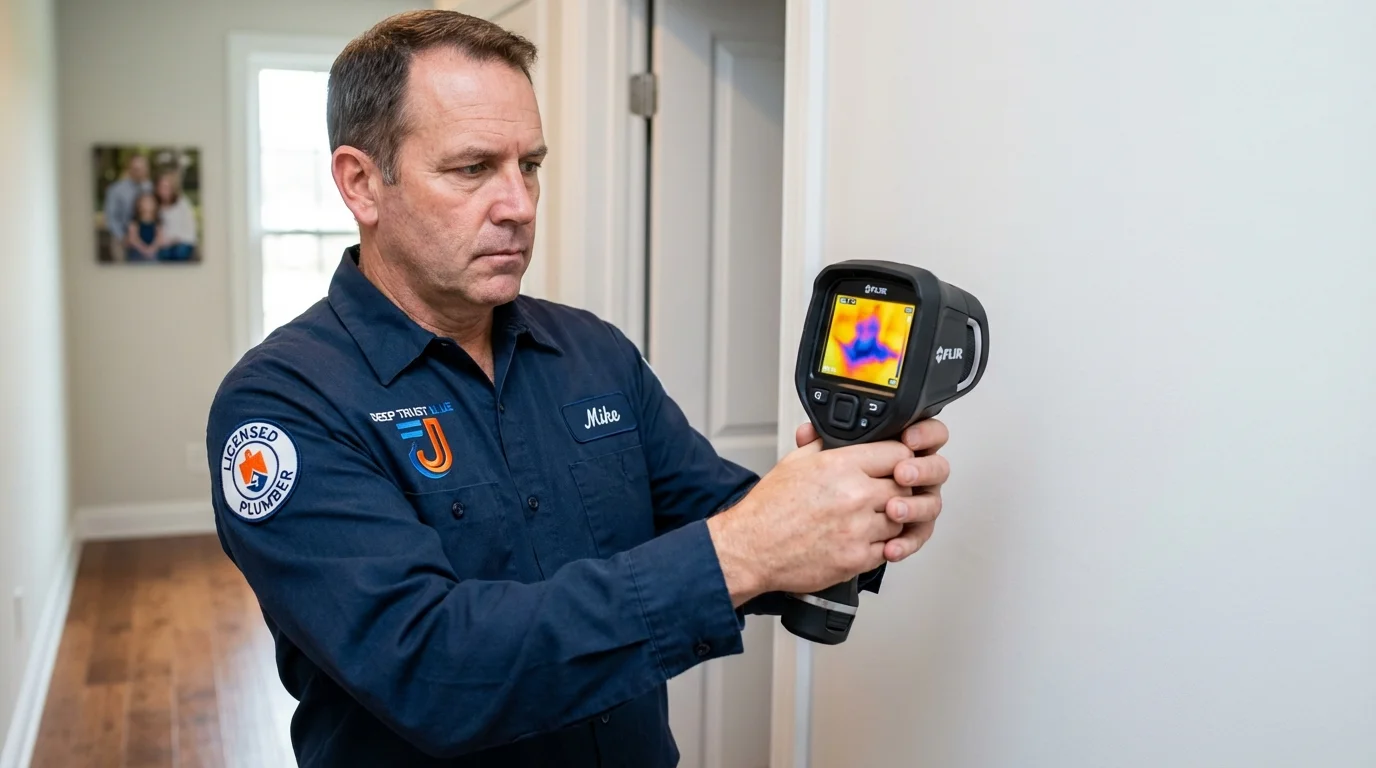 Thermal imaging leak detection by Johns Plumbing LLC in Midpines